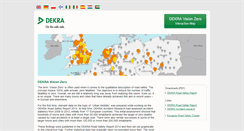 Desktop Screenshot of dekra-vision-zero.com